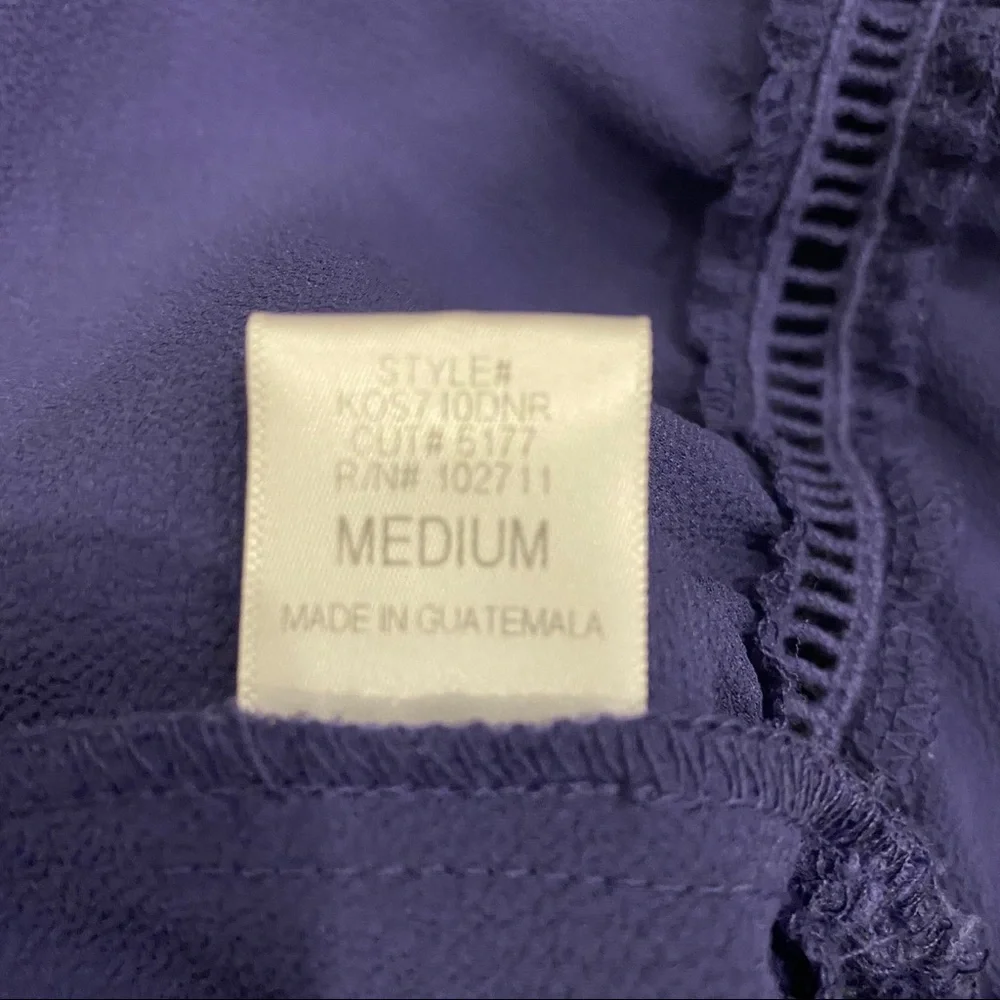 Harlowe & Graham Tiered Ruffle HiLo Cutout Blouse - Picture 6 of 7